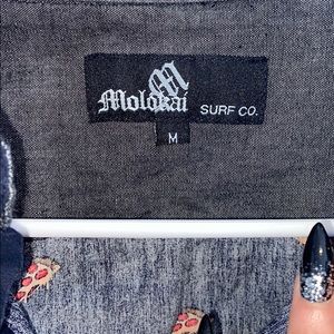 Pizza button down short sleeve shirt